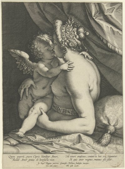 Wenus Kust Miłość autorstwa Cornelis Galle (I)