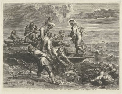 Cudowny Połów autorstwa Cornelis Galle (I)