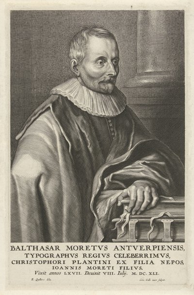 Portret Balthasara Moretusa autorstwa Cornelis Galle (II)