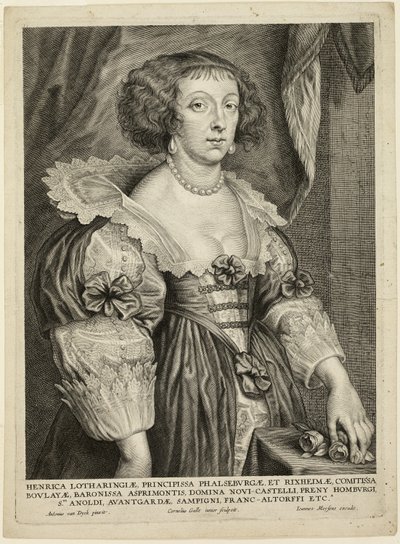 Henriette z Lotaryngii autorstwa Cornelis Galle II