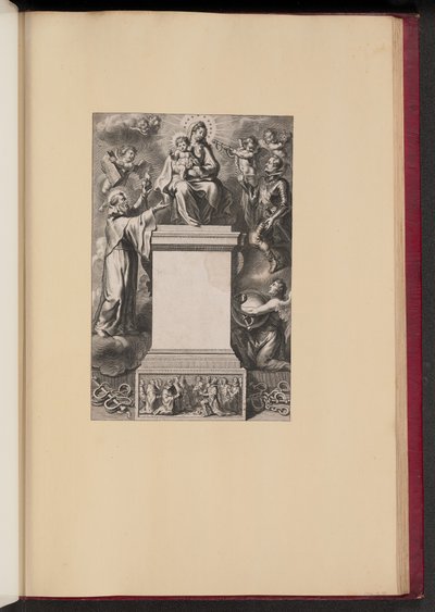 Strona tytułowa B. Rzeki, Hierarchii Mariana Wolny seks autorstwa Cornelis Galle II after Erasmus Quellinus II after Sir Peter Paul Rubens