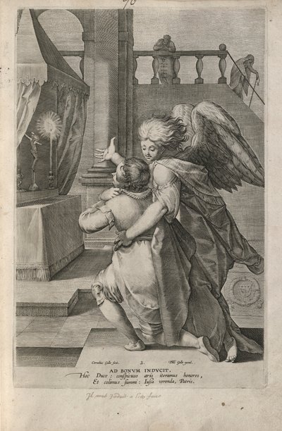 Służby Aniołów autorstwa Cornelis Galle I