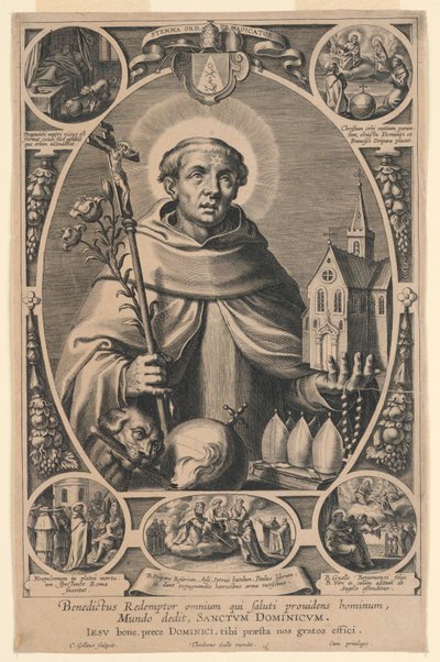 Święty Dominik autorstwa Cornelis Galle I