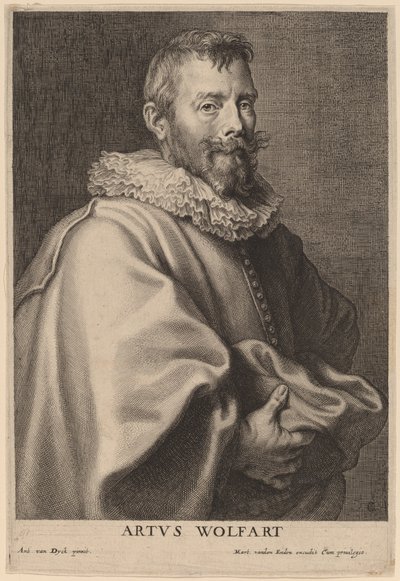 Artur Wolfart autorstwa Cornelis Galle I after Sir Anthony van Dyck