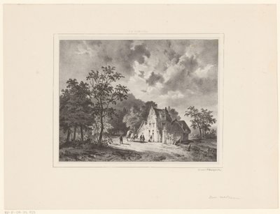 Dom w krajobrazie autorstwa Cornelis Gerrit Verburgh