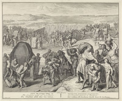 Przeprawa przez Jordan autorstwa Cornelis Huyberts