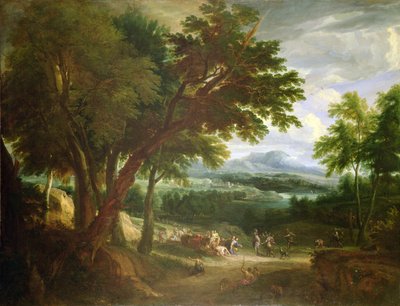 David i Abigail (olej na płótnie) autorstwa Cornelis Huysmans