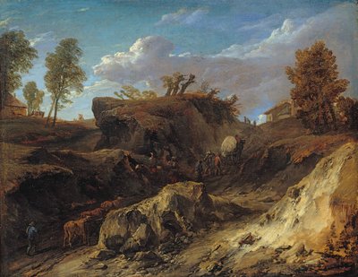 Pusta droga, c. 1700. autorstwa Cornelis Huysmans