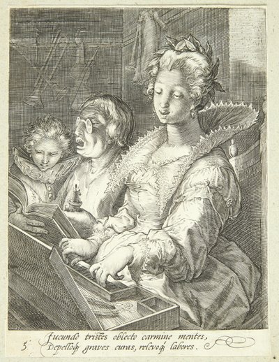 Muzyka autorstwa Cornelis Jacobsz Drebbel