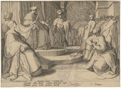 Wyrok Salomona autorstwa Cornelis Jacobsz. Drebbel