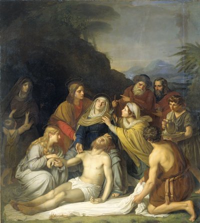 Złożenie do grobu autorstwa Cornelis Kruseman