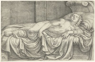 Śmierć Kleopatry autorstwa Cornelis Massijs