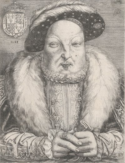 Portret Henryka VIII, ca. 1547. autorstwa Cornelis Massys