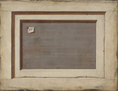 Trompe loeila. Rewers oprawionego obrazu, 1668-1672 autorstwa Cornelis Norbertus Gijsbrechts
