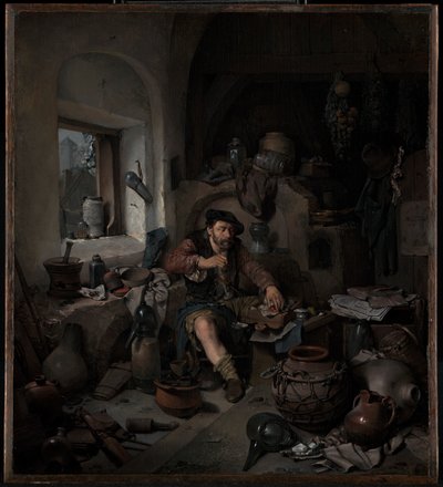 Alchemik autorstwa Cornelis Pietersz Bega