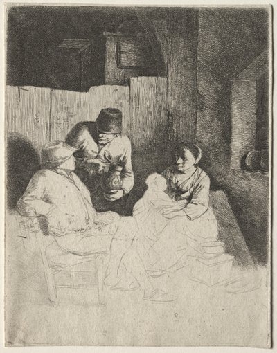 Matka siedząca w karczmie autorstwa Cornelis Pietersz Bega