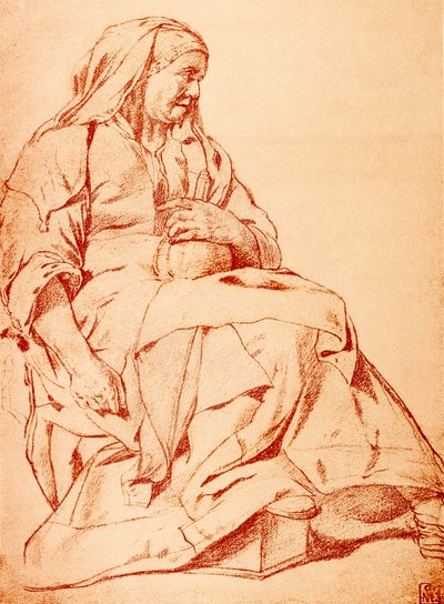 Chora kobieta z butelką na mocz autorstwa Cornelis Pietersz Bega