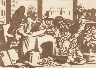 botanik autorstwa Cornelis Ploos van Amstel (signed by artist)