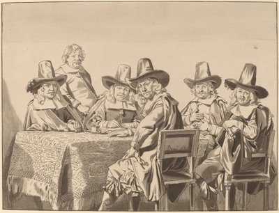 Dyrektorzy Azylu Sierot w Haarlemie autorstwa Cornelis Ploos van Amstel