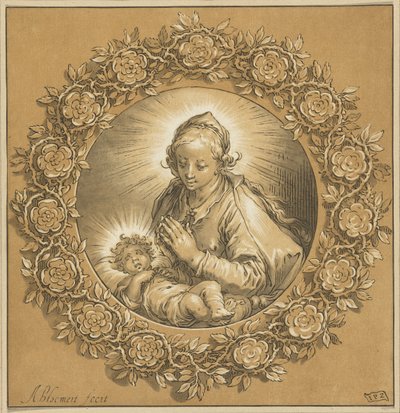 Maryja z Dzieciątkiem Jezus Maryja Panna i Dzieciątko Jezus autorstwa Cornelis Ploos van Amstel