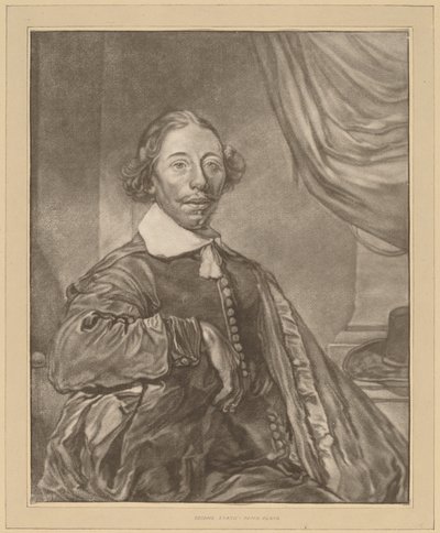 Portret siedzącego mężczyzny autorstwa Cornelis Ploos van Amstel