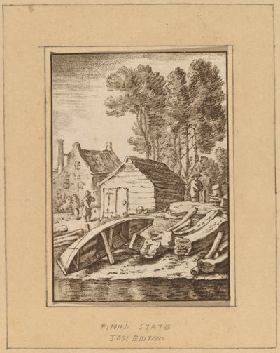 Stocznia autorstwa Cornelis Ploos van Amstel after Herman Saftleven