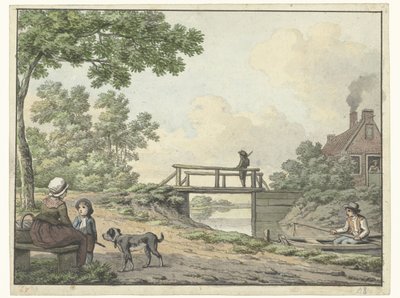 leżący pies autorstwa Cornelis Saftleven