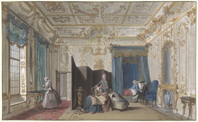 pokój położniczy autorstwa Cornelis Troost