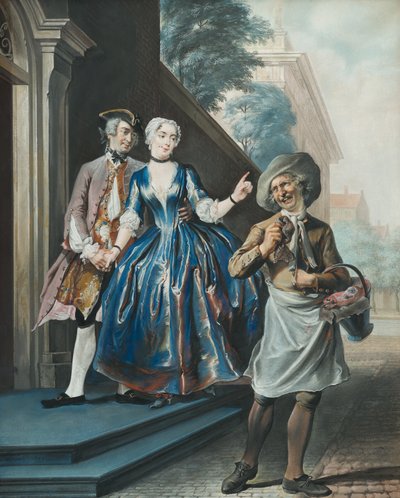 Pefroen i głowa owcy, 1739 autorstwa Cornelis Troost