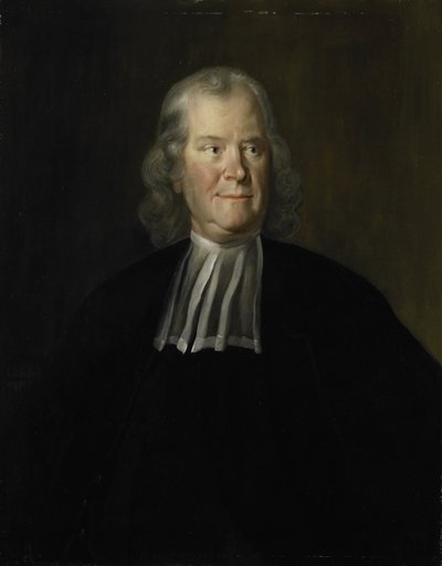 Portret lekarza Hermana Boerhaave, profesora Uniwersytetu w Leiden autorstwa Cornelis Troost