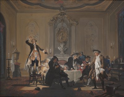„W domu była plotka” autorstwa Cornelis Troost
