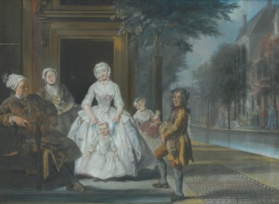 Mielnik organów, 1743 autorstwa Cornelis Troost