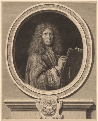 Pierre Mignard autorstwa Cornelis Vermeulen after Pierre Mignard I