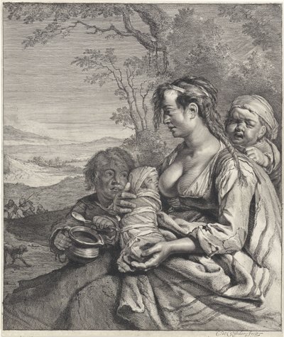 Heidi autorstwa Cornelis Visscher (II)