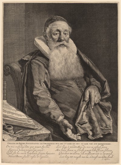 Gellius de Bouma autorstwa Cornelis Visscher
