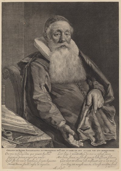 Gellius de Bouma autorstwa Cornelis Visscher