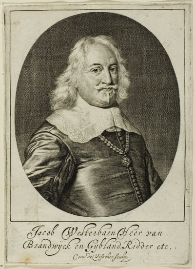 Jacob Westerbaen, władca Brandwijk autorstwa Cornelis Visscher