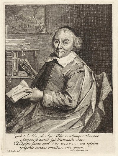 Joost van den Vondel, wyd. 1657 autorstwa Cornelis Visscher