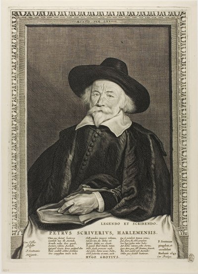 Piotr Scriverius autorstwa Cornelis Visscher