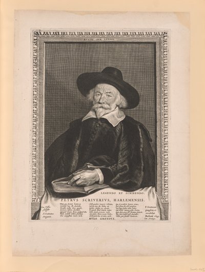 Peter Scriverius autorstwa Cornelis Visscher