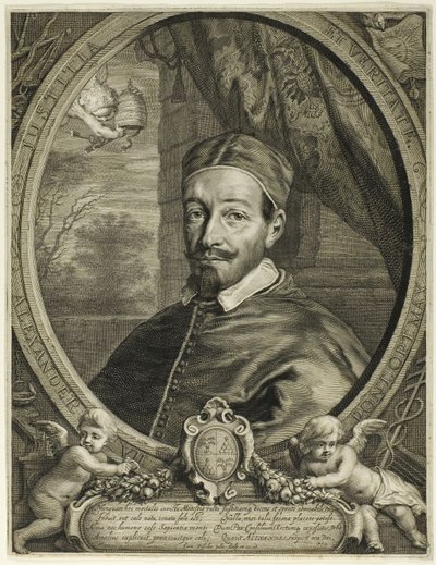 Papież Aleksander Siódmy autorstwa Cornelis Visscher