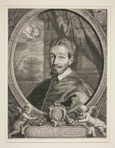Papież Aleksandr VII, Fabio Chigi (1599-1667) autorstwa Cornelis Visscher