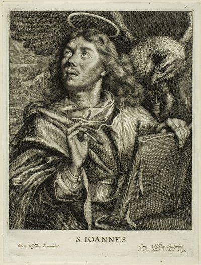 Święty Jan autorstwa Cornelis Visscher