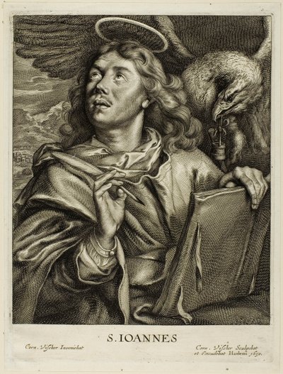 Święty Jan autorstwa Cornelis Visscher