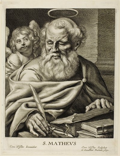 Św. Mateusz autorstwa Cornelis Visscher