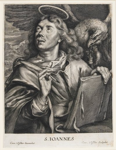 Święty Jan autorstwa Cornelis Visscher