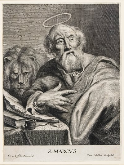 Św. Marek autorstwa Cornelis Visscher