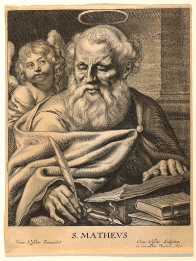 św. Mateusz (S. Mathevs) autorstwa Cornelis Visscher