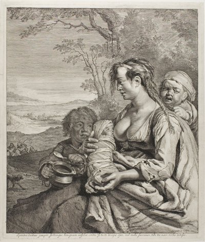 Kobieta w stylu bohemy autorstwa Cornelis Visscher