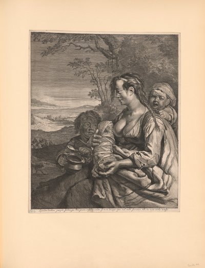 Kobieta w stylu bohemy autorstwa Cornelis Visscher